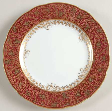 Eden Crimson Bread & Butter Plate