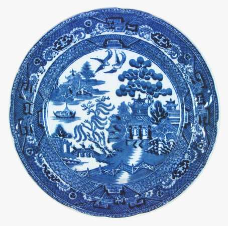 Blue Willow (Scalloped) by Bourne &amp; Leigh