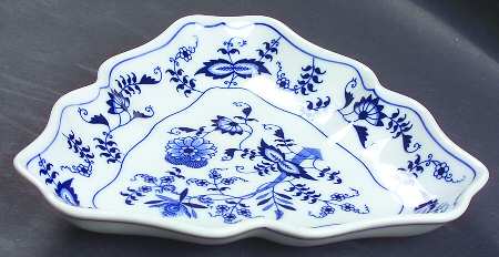 Blue Danube (2001 Anniversary Stamp) Triangle Candy Dish