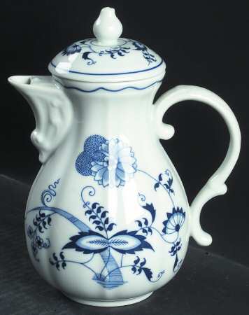 Blue Danube (2001 Anniversary Stamp) Mini Coffee Pot & Lid