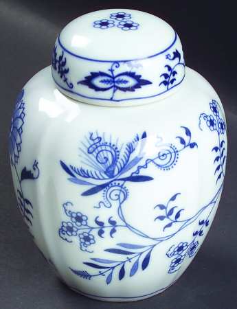 Blue Danube (2001 Anniversary Stamp) Small Ginger Jar & Lid