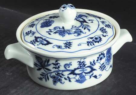 Blue Danube (2001 Anniversary Stamp) Individual Casserole & Lid