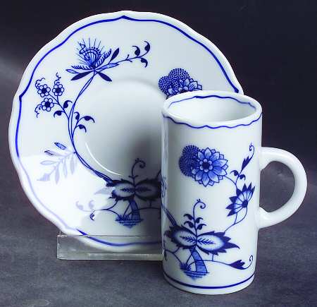 Blue Danube (2001 Anniversary Stamp) Irish Coffee Cup and Saucer Set