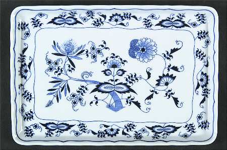 Blue Danube (2001 Anniversary Stamp) Oblong Tray