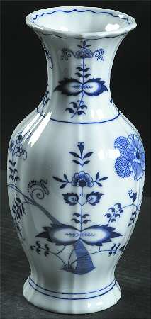Blue Danube (2001 Anniversary Stamp) 10" Vase