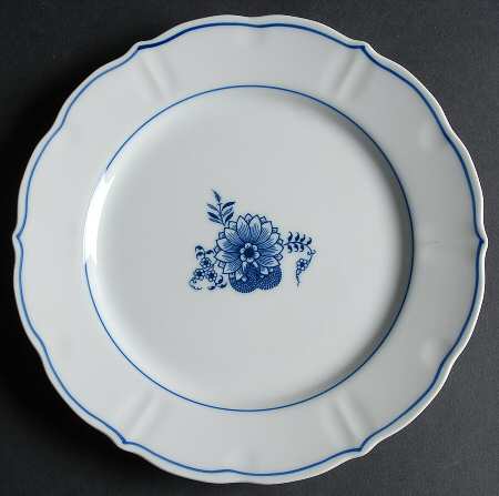 Blue Danube (2001 Anniversary Stamp) Accent Salad Plate