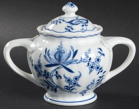 Blue Danube (2001 Anniversary Stamp) Sugar Bowl & Lid