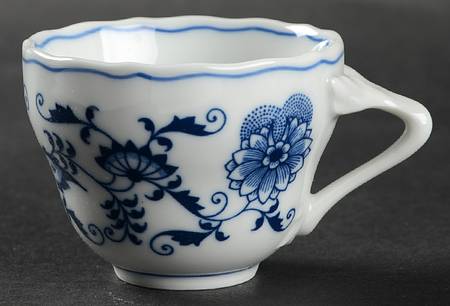 Blue Danube (2001 Anniversary Stamp) Flat Demitasse Cup