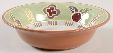 Autumn Meadow Coupe Soup Bowl