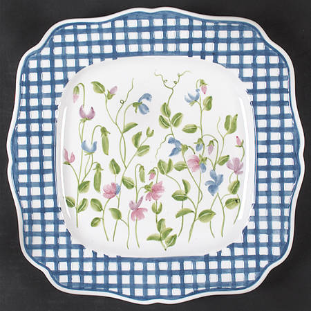 Sweet Pea 12" Square Serving Platter
