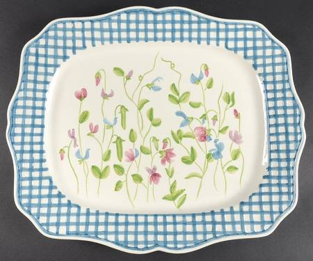 Sweet Pea 17" Oval Serving Platter
