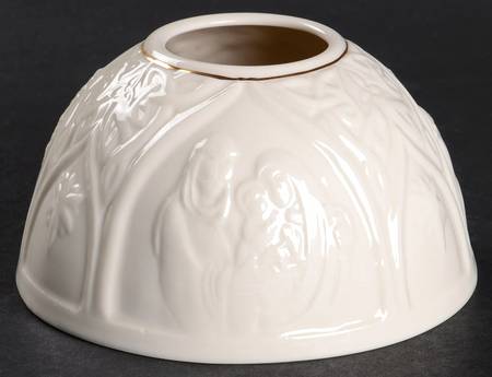 Shamrock Lithophane Candle Votive Globe