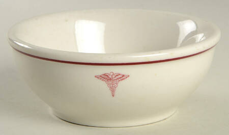 US Army Medical Corps Coupe Cereal Bowl
