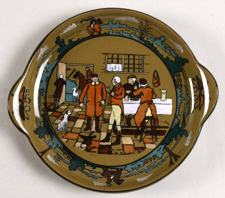 Fallowfield Hunt Handled Cake Plate
