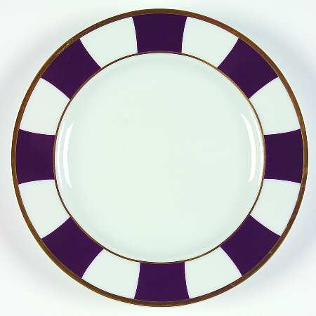Galerie Royale Black Tulip Bread & Butter Plate