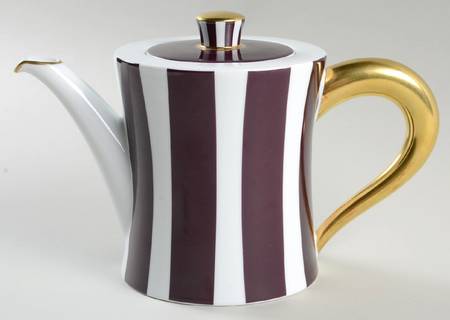 Galerie Royale Black Tulip Tea/Coffee Pot & Lid