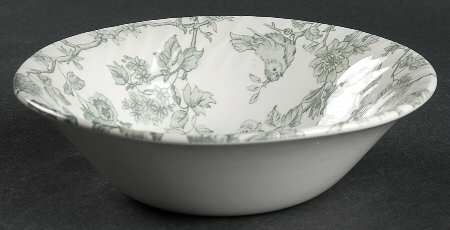 Songbirds Green Coupe Cereal Bowl