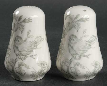 Songbirds Green Salt & Pepper Set