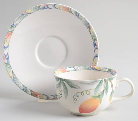 Naturelle Flat Cup & Saucer Set