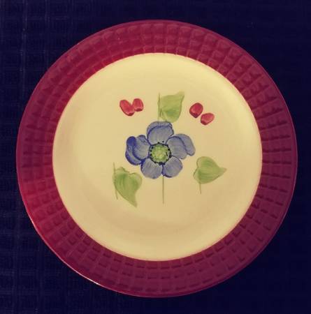 Cassandra Red Bread & Butter Plate
