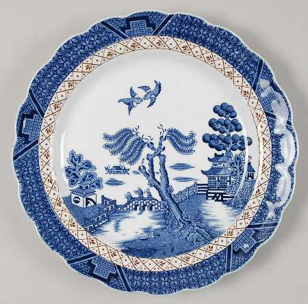 Real Old Willow (No Trim) Salad Plate