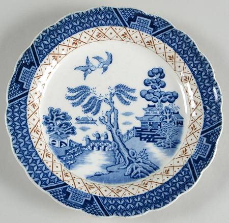 Real Old Willow (No Trim) Bread & Butter Plate