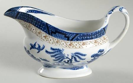 Real Old Willow (No Trim) Gravy Boat