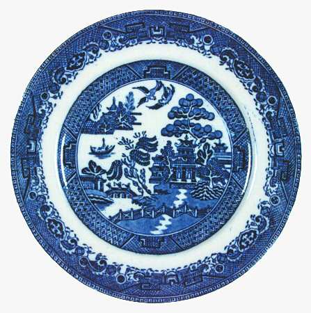 Blue Willow Luncheon Plate
