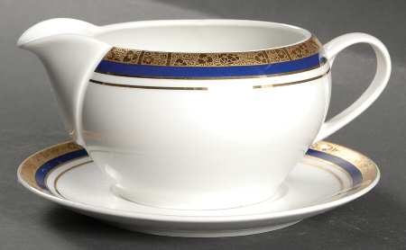 Hartford Cobalt Gravy Boat & Underplate