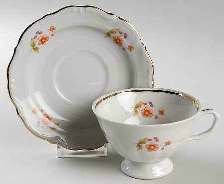 Jardinaire Footed Cup & Saucer Set