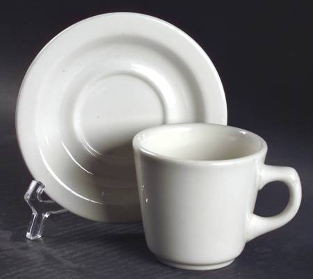 BUF75 Flat Cup & Saucer Set