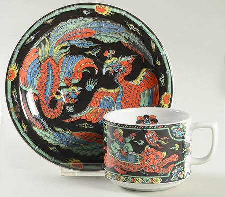 Asia Flat Cup & Saucer Set