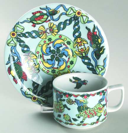 Evolution Flat Cup & Saucer Set