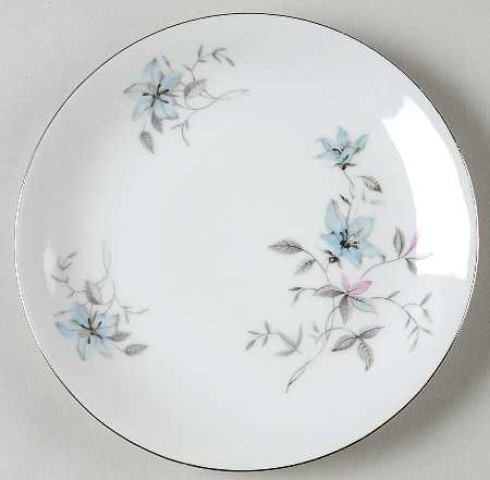 Blue Fantasy (Platinum Trim) Bread & Butter Plate