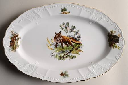 THU560 14" Oval Serving Platter