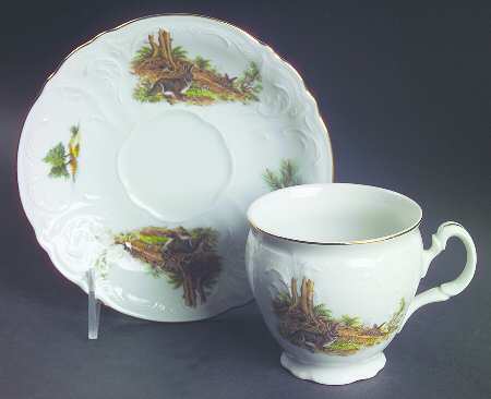 THU560 Footed Cup & Saucer Set