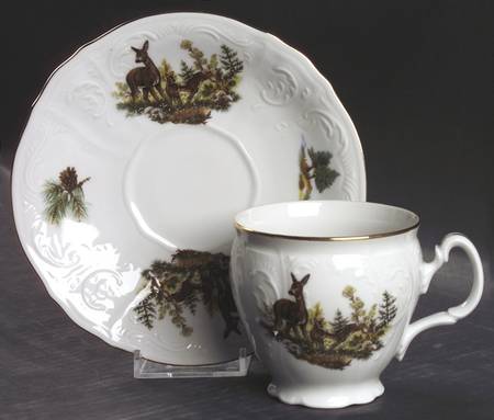 THU560 Footed Cup & Saucer Set