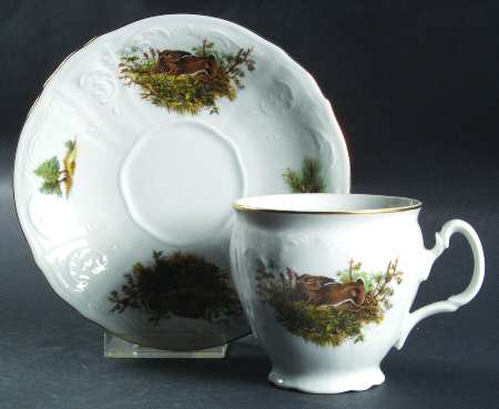 THU560 Footed Cup & Saucer Set