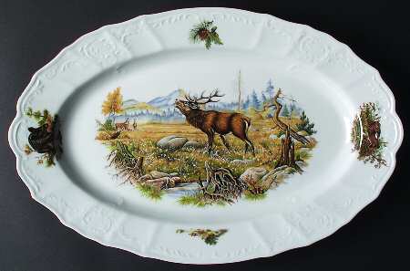 THU560 15" Oval Serving Platter