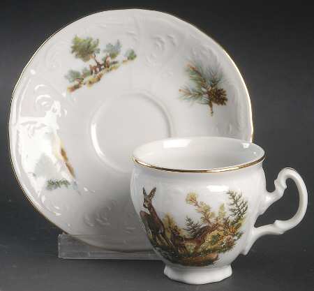 THU560 Flat Demitasse Cup & Saucer Set