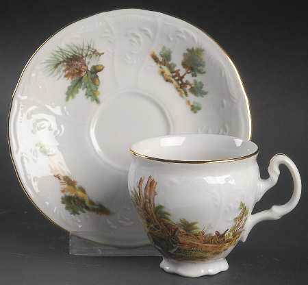 THU560 Flat Demitasse Cup & Saucer Set