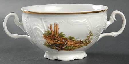 THU560 Footed Cream Soup Bowl