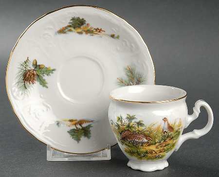 THU560 Flat Demitasse Cup & Saucer Set