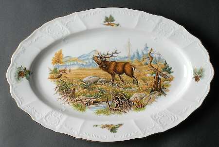 THU560 14" Oval Serving Platter