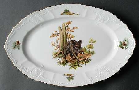 THU560 13" Oval Serving Platter