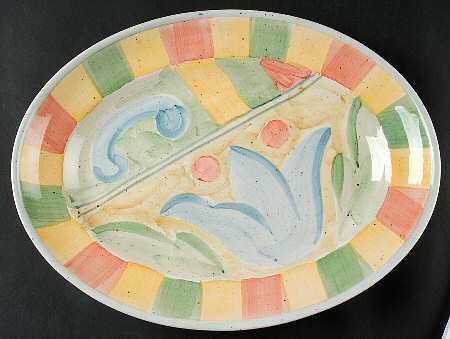 Corsica 14" Oval Serving Platter