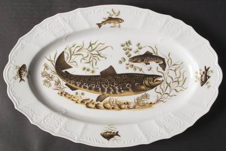 THU562 15" Oval Serving Platter