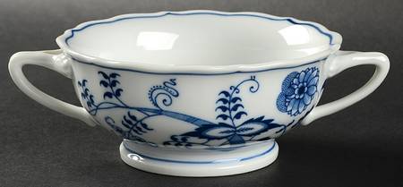 Blue Danube (New 2002 Production) Footed Cream Soup Bowl
