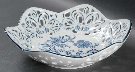 Blue Danube (New 2002 Production) 8" Pierced Round Bowl