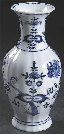 Blue Danube (New 2002 Production) 9" Vase